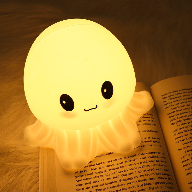 Jellyfish Night Lamp by Little Glow Co. - squishy silicone jellyfish night light