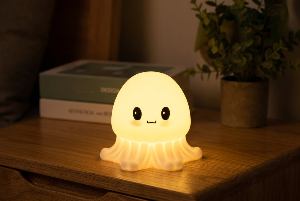 Jellyfish Night Lamp - cute rechargeable jellyfish lamp